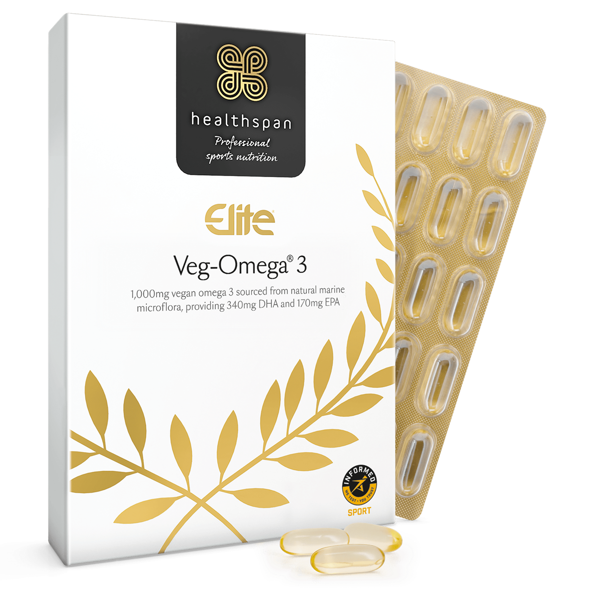 Elite Veg Omega 3 1 000mg Elite
